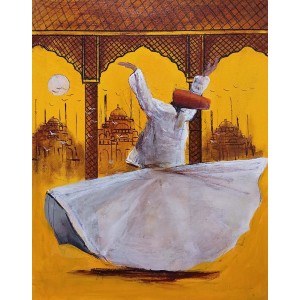 Abdul Hameed, 18 x 24 inch, Acrylic on Canvas, AC-ADHD-178